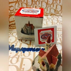 The Americana Collection First Congregational Church Figurine